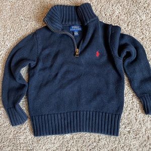 Boy’s Quarter Zip Sweater